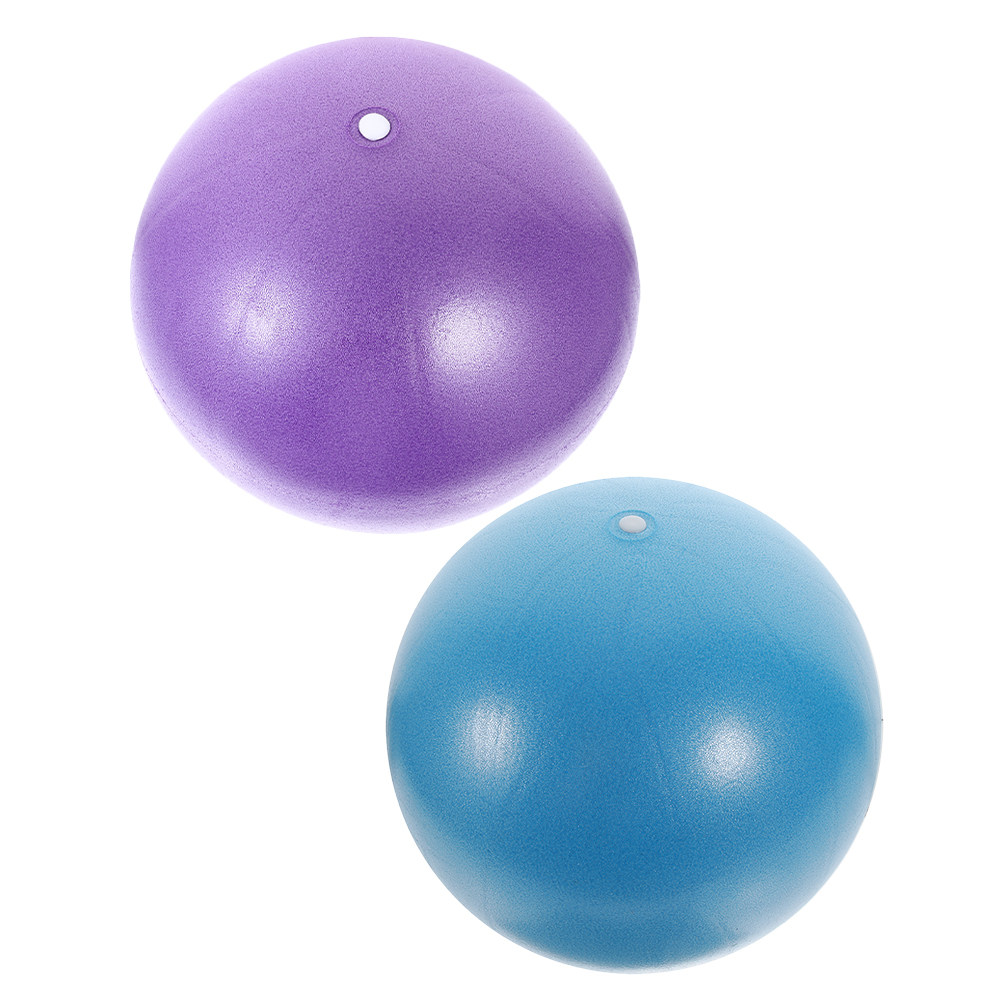 Pilates Yoga Ball Workout - ลูกบอลพิลาทิส PVC 2 ชิ้น สำหรับออกกำลังกาย โยคะ
