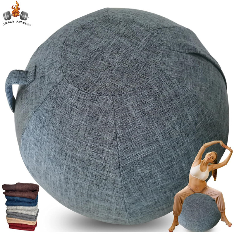 Pilates Yoga Ball Workout - 55/65/75 ซม.ลูกบอลโยคะป้องกันออกกําลังกาย BALANCE Ball สําหรับโยคะพิลาทิสนั่ง Ball