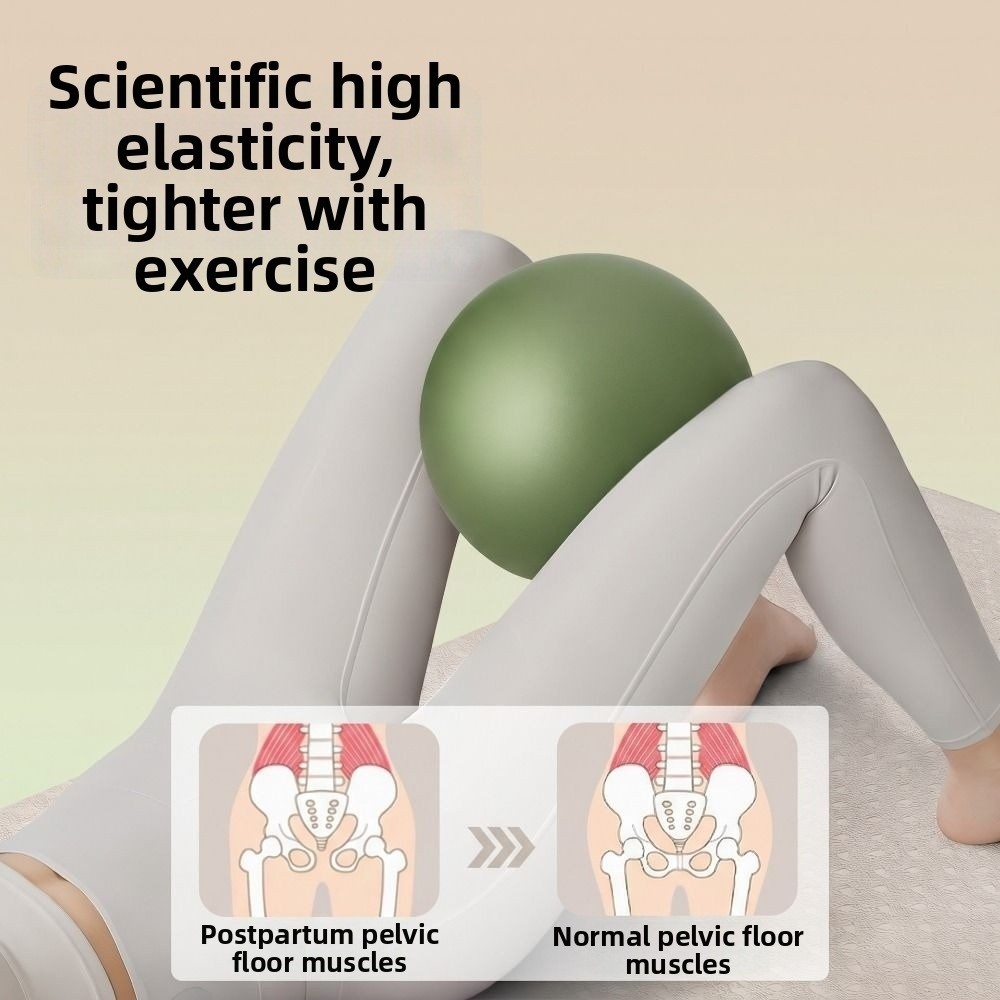 Pilates Yoga Ball Workout - ลูกบอลโยคะสำหรับใช้ในบ้าน ขนาด 22 ซม. ลูกบอลพิลาทิสแบบเป่าลม หนาพิเศษ