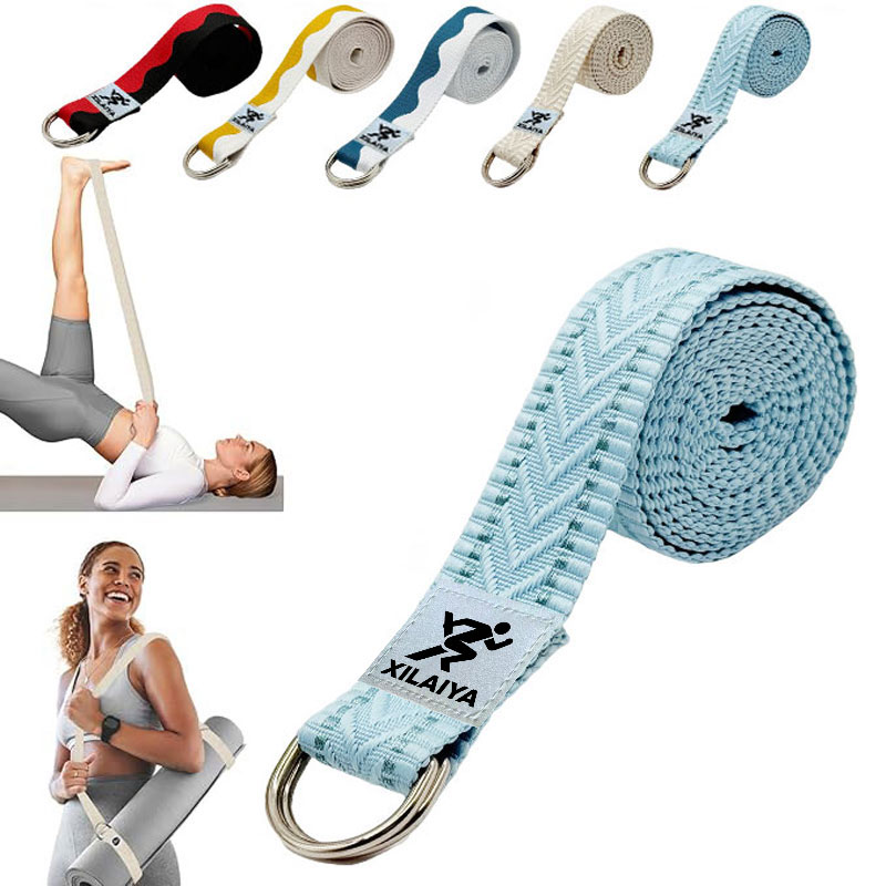 Pilates Yoga Mat - สายรัดกันลื่นแบบปรับได้ เหมาะสำหรับโยคะ พิลาทิส การยืดกล้ามเนื้อ ฟิตเนส และการฝึกที่บ้าน