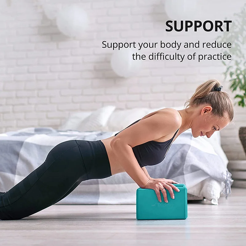 Pilates Yoga Mat - บล็อกโยคะ คิวบ์ บล็อกพิลาทิส เสื่อเสริมแรง อุปกรณ์โยคะ อุปกรณ์ออกกำลังกาย