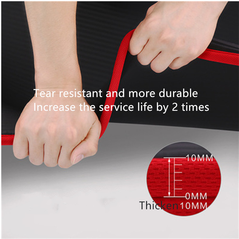 แผ่นโยคะกันลื่นขนาด 10 มม. 183 - Pilates Yoga Mat บทวิจารณ์และราคา