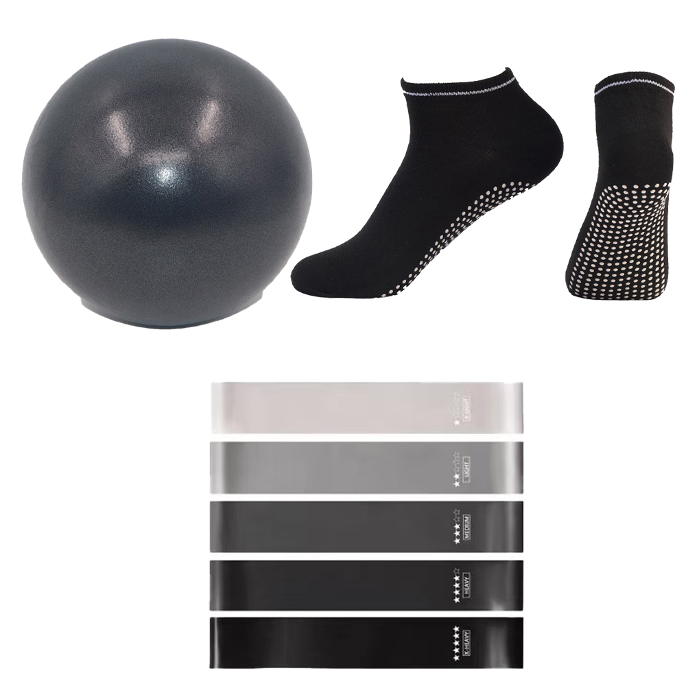 ชุดอุปกรณ์ออกกำลังกายที่บ้าน ป - Pilates Yoga Ball Workout บทวิจารณ์และราคา