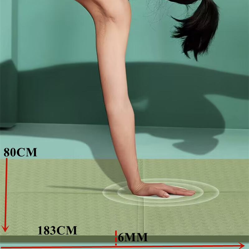 เสื่อโยคะแบบพับได้ ป้องกันการล - Pilates Yoga Mat Thickness บทวิจารณ์และราคา