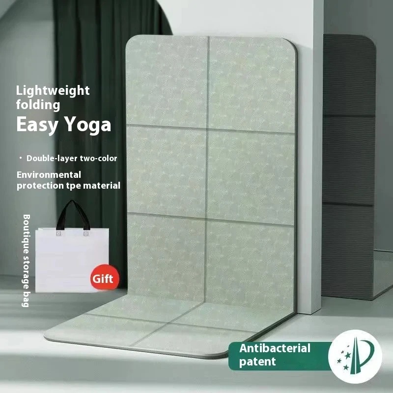 เสื่อโยคะแบบพับได้ ป้องกันการล - Pilates Yoga Mat Thickness บทวิจารณ์และราคา