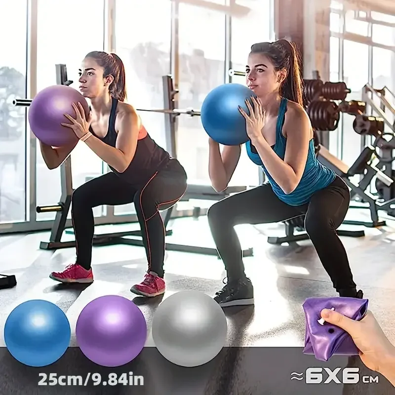 ลูกบอลฟิตเนสโยคะขนาด25ซม. สำหร - Pilates Yoga Ball Workout บทวิจารณ์และราคา