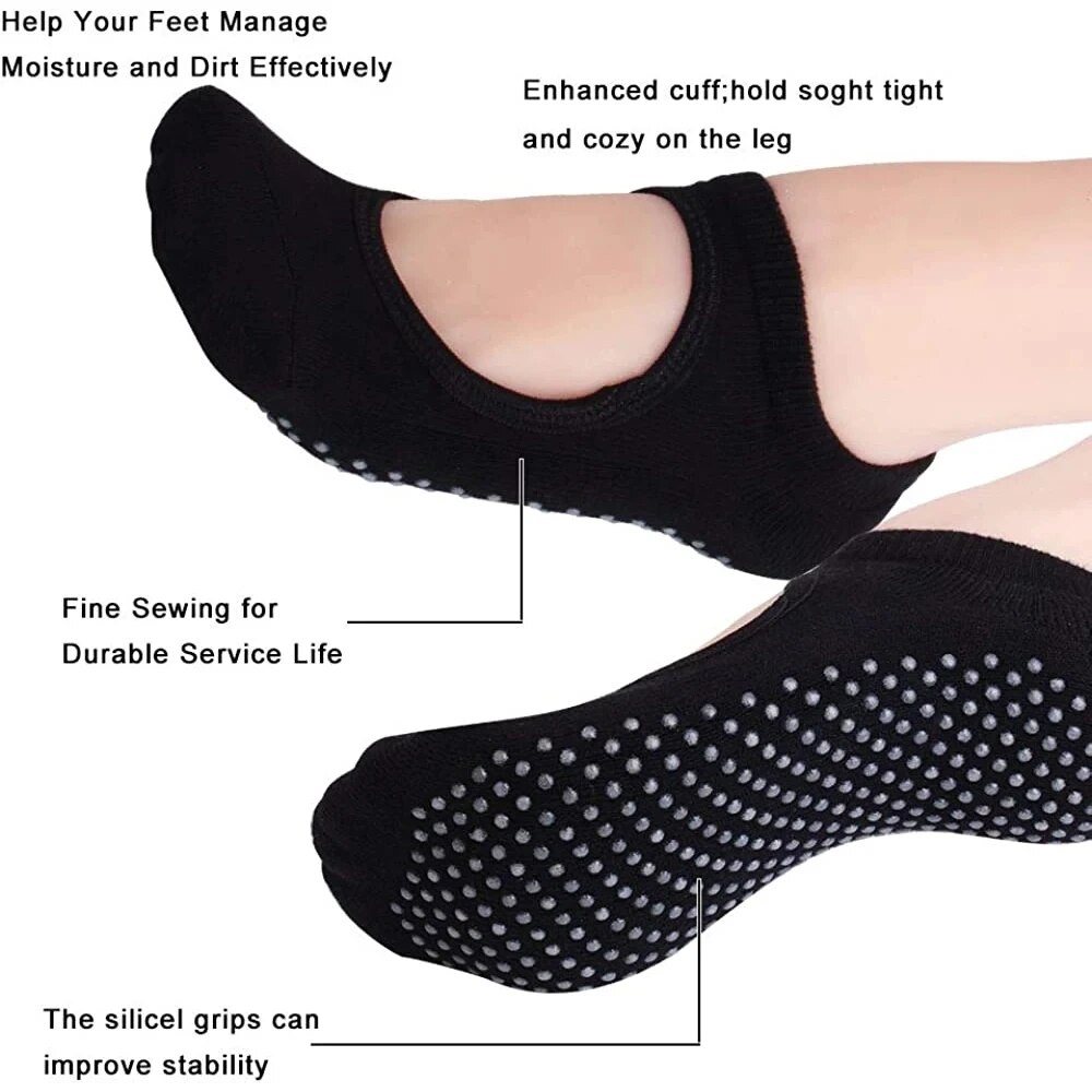 คุณภาพสูงผู้หญิงถุงเท้าโยคะ An - Pilates Yoga Ballet บทวิจารณ์และราคา