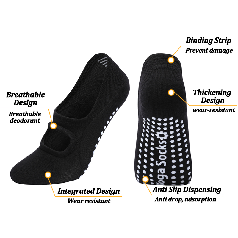 ถุงเท้าโยคะกันลื่นสำหรับผู้หญิ - Pilates Yoga Ballet บทวิจารณ์และราคา