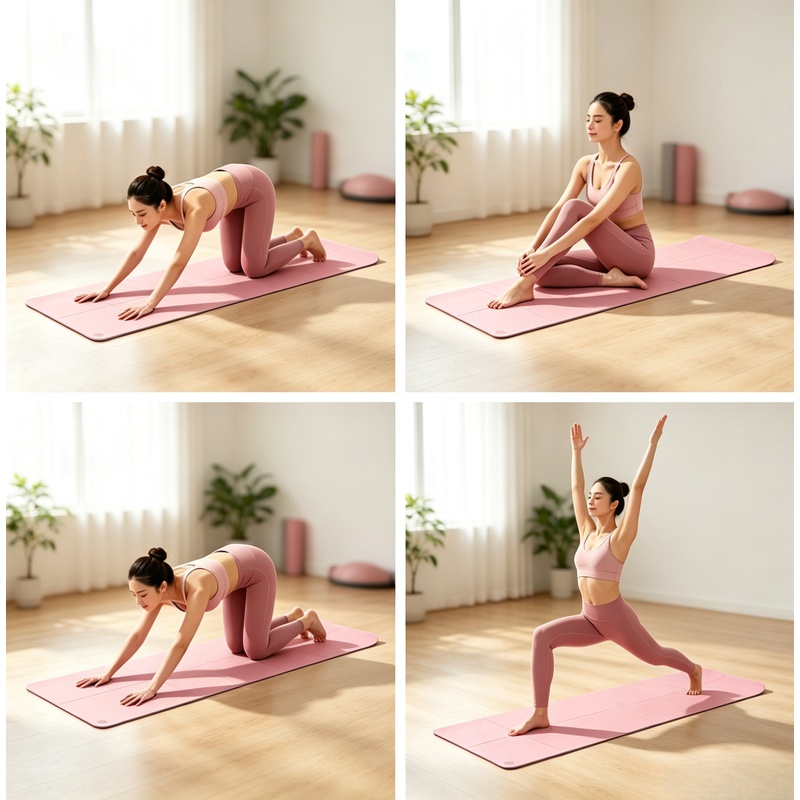 แผ่นรองออกกำลังกายโยคะหนา 4 มม - Pilates Yoga Mat Thickness บทวิจารณ์และราคา