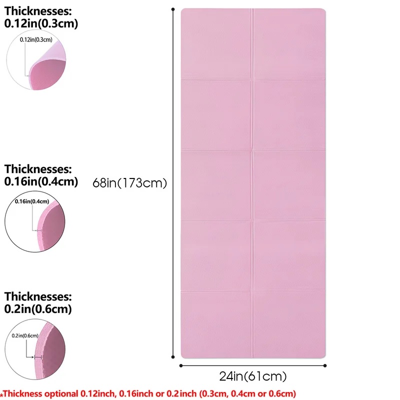 แผ่นรองออกกำลังกายโยคะหนา 4 มม - Pilates Yoga Mat Thickness บทวิจารณ์และราคา