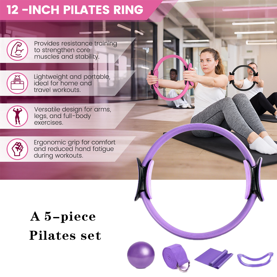 ชุดอุปกรณ์ออกกำลังกายที่บ้าน 5 - Pilates Yoga Ball Workout บทวิจารณ์และราคา