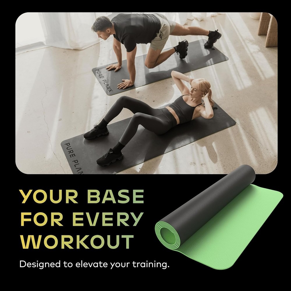 เสื่อโยคะแบบกลับด้านได้ หนา 5  - Pilates Yoga Mat Thickness บทวิจารณ์และราคา