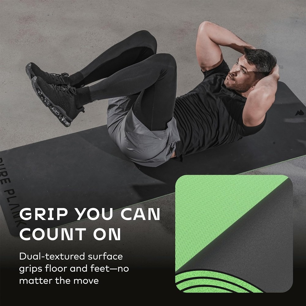 เสื่อโยคะแบบกลับด้านได้ หนา 5  - Pilates Yoga Mat Thickness บทวิจารณ์และราคา