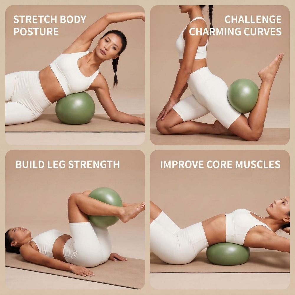 ลูกบอลโยคะสำหรับใช้ในบ้าน ขนาด - Pilates Yoga Ball Workout บทวิจารณ์และราคา