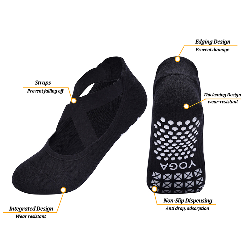 ถุงเท้าโยคะกันลื่นสำหรับผู้หญิ - Pilates Yoga Ballet บทวิจารณ์และราคา