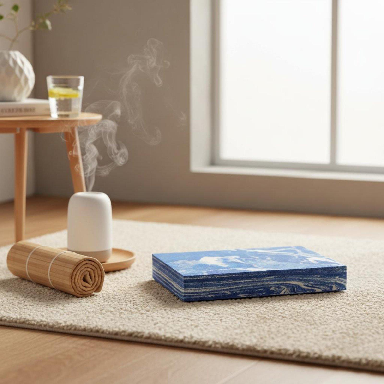 แผ่นรองเข่าผ้าโพลีเอสเตอร์ผสมค - Pilates Yoga Mat Thickness บทวิจารณ์และราคา