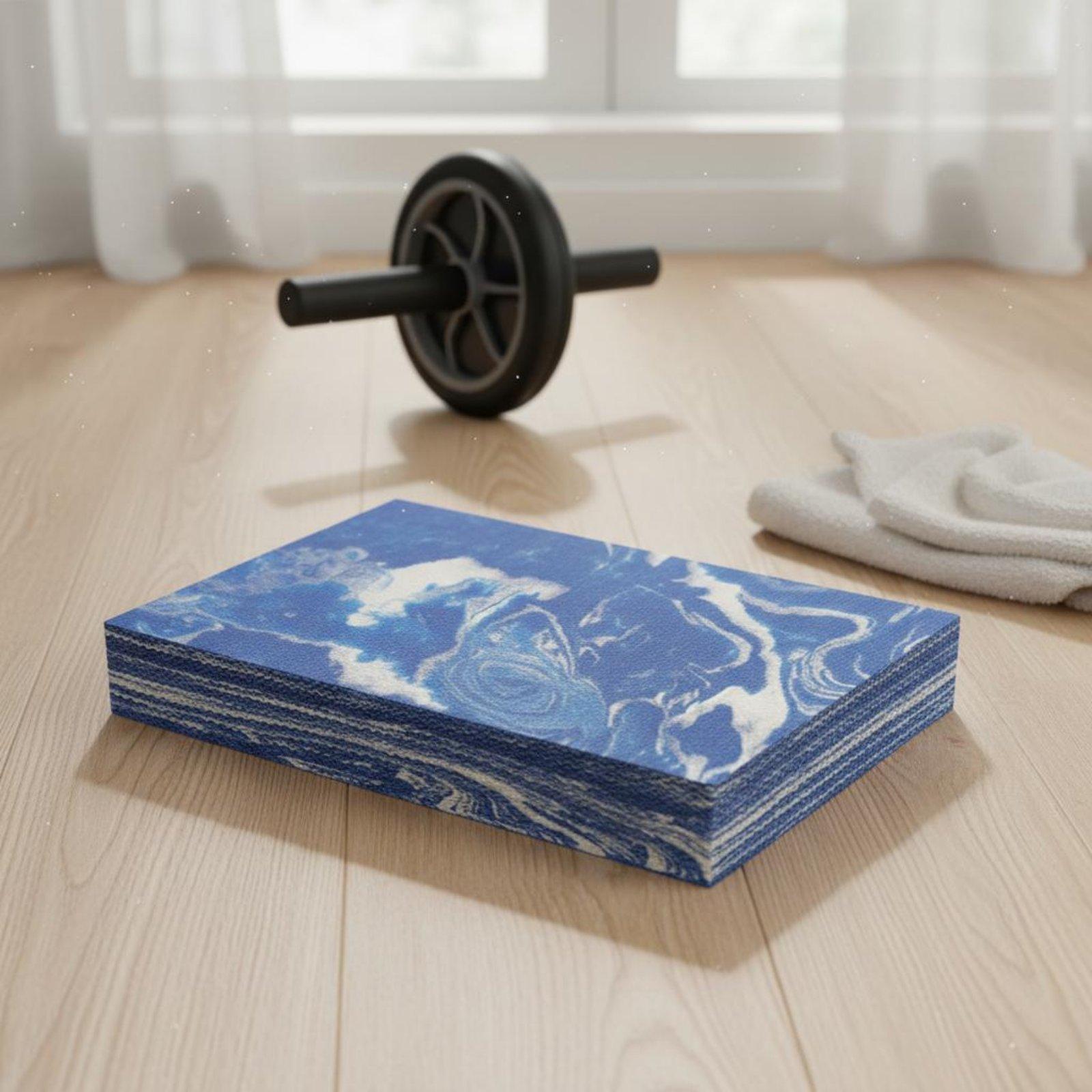แผ่นรองเข่าผ้าโพลีเอสเตอร์ผสมค - Pilates Yoga Mat Thickness บทวิจารณ์และราคา