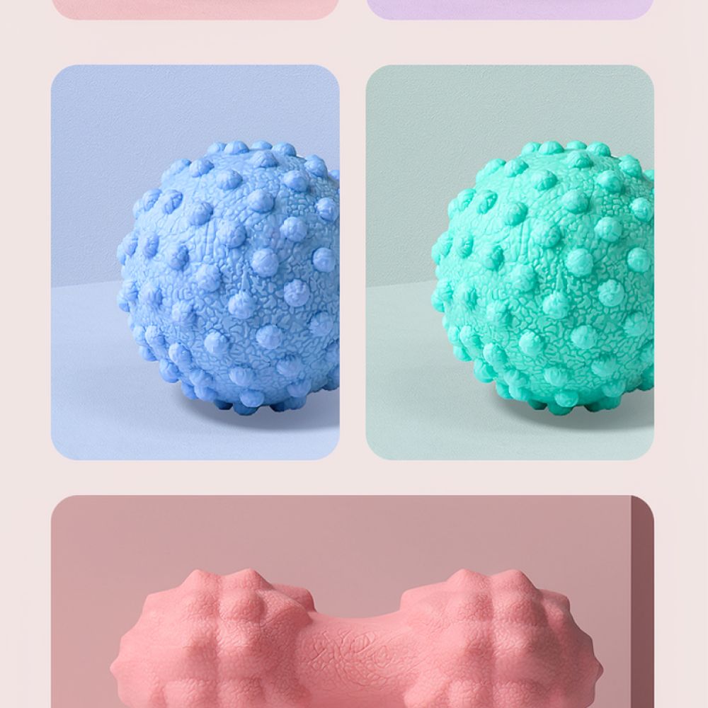 ชุดลูกบอลนวดผ่อนคลายกล้ามเนื้อ - Pilates Yoga Ball Workout บทวิจารณ์และราคา