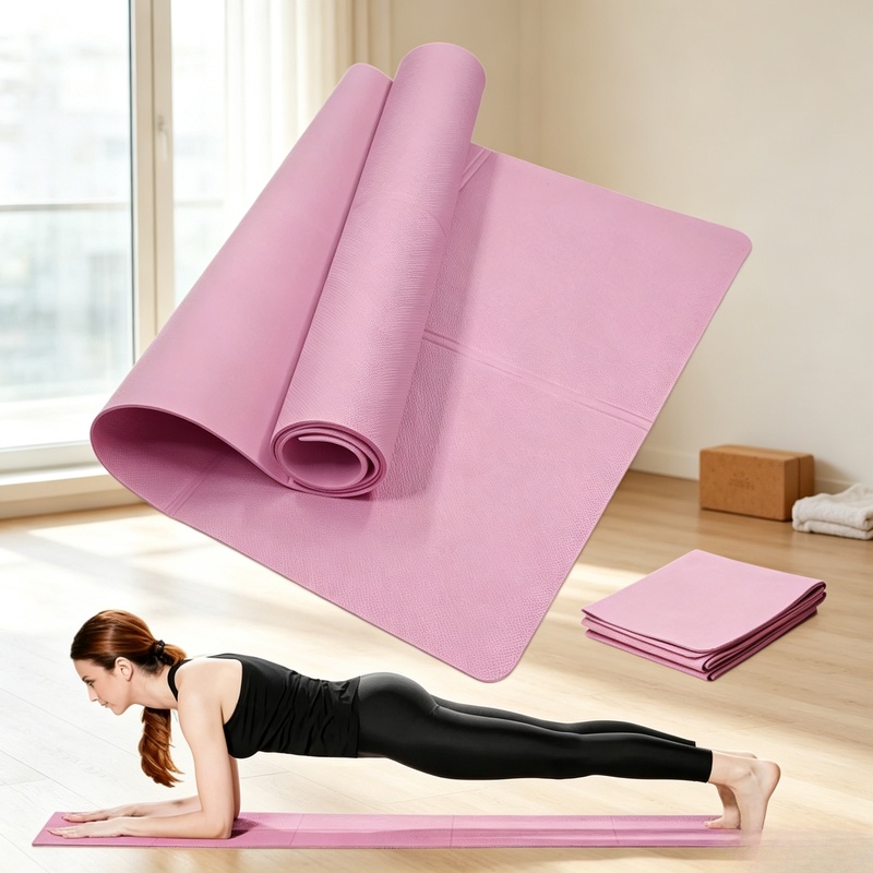 แผ่นรองออกกำลังกายโยคะ หนา 4 ม - Pilates Yoga Mat Thickness บทวิจารณ์และราคา