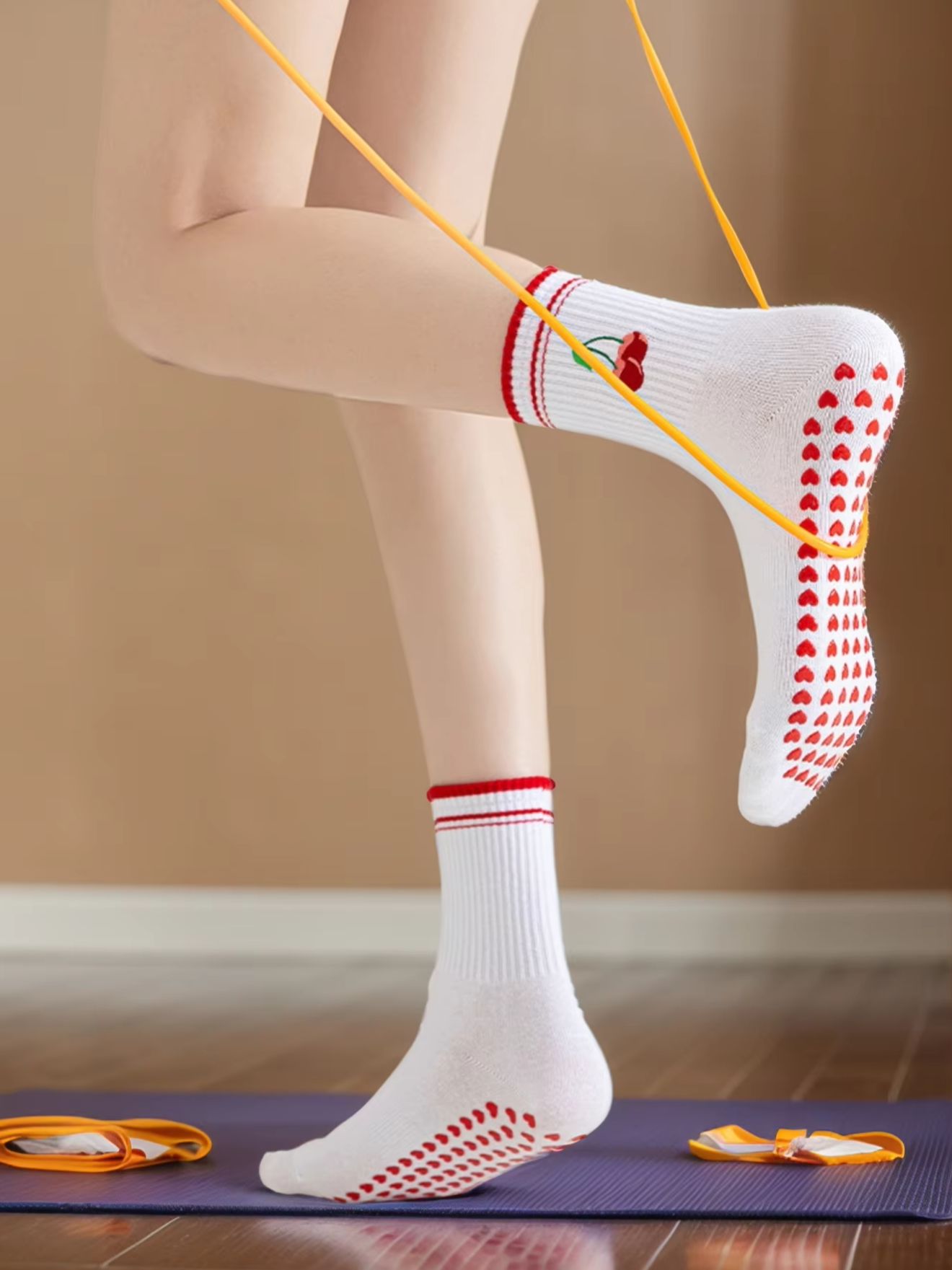 1 คู่ถุงเท้าโยคะมืออาชีพสำหรับ - Pilates Yoga Origin บทวิจารณ์และราคา