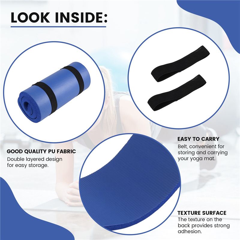 เสื่อโยคะหนา 15 มม. แผ่นรองเข่ - Pilates Yoga Mat Thickness บทวิจารณ์และราคา
